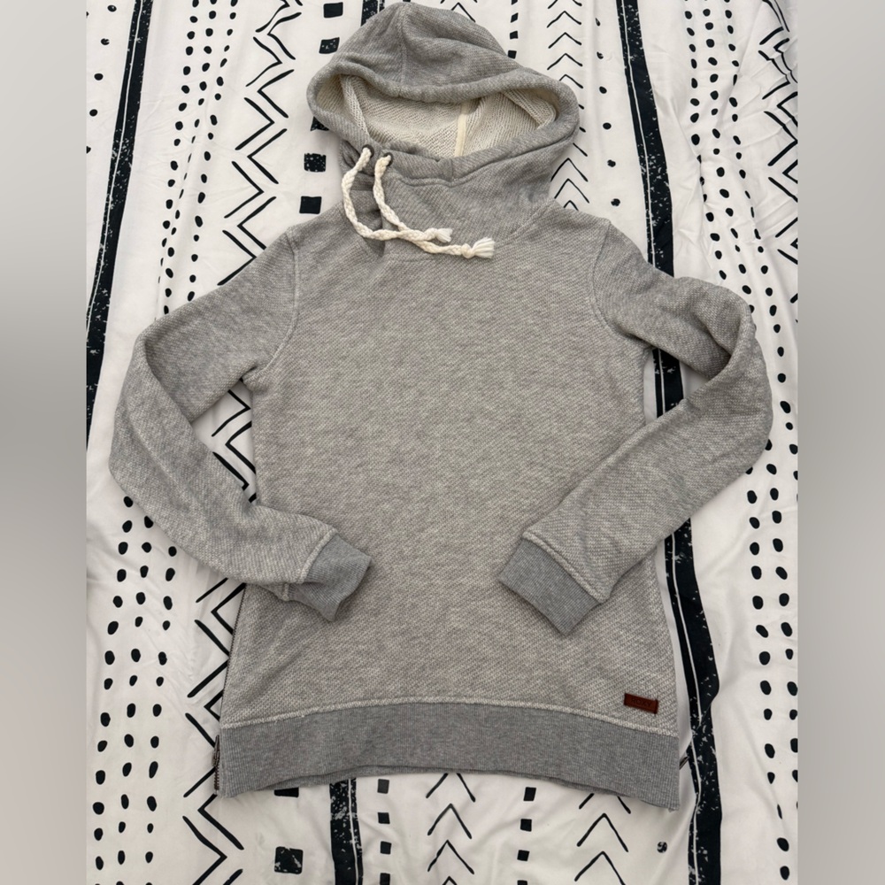 Roxy Gray Hooded Women’s Sweater